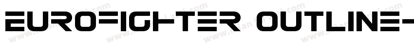 Eurofighter Outline字体转换